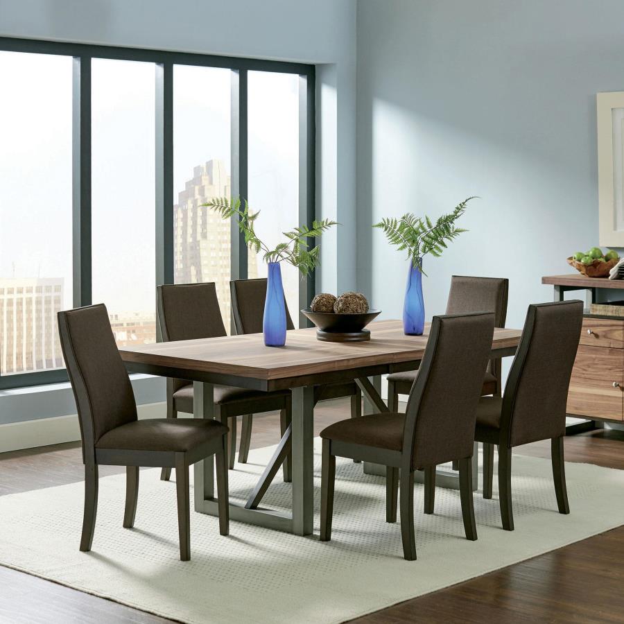 Spring Creek 77-inch Extension Dining Table Natural Walnut - 106581