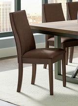 Spring Creek Upholstered Dining Chair Chocolate (Set of 2) - 106582