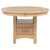 Lavon Oval 60-inch Wood Extension Leaf Dining Table Light Oak - 106620