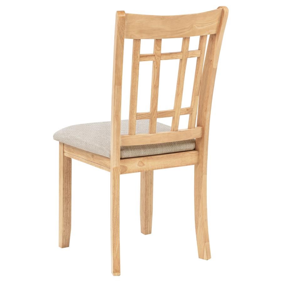 Lavon Wood Dining Side Chair Linen and Light Oak (Set of 2) - 106622