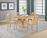 Lavon Wood Dining Side Chair Linen and Light Oak (Set of 2) - 106622