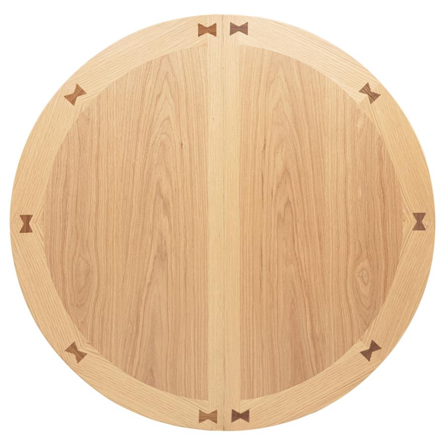 Lavon Oval 60-inch Counter Height Extension Dining Table Light Oak - 106628