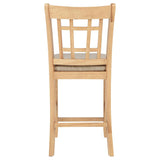 Lavon Wood Counter Height Dining Chair Linen and Light Oak (Set of 2) - 106629