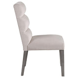 Carla Velvet Upholstered Dining Side Chair Stone (Set of 2) - 106683