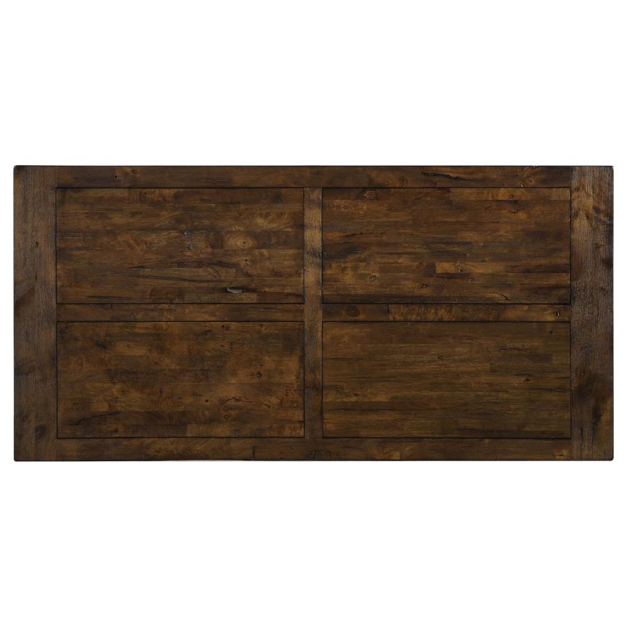 Coleman 5-piece Rectangular Dining Set Rustic Golden Brown - 107041-S5