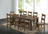 Coleman 9-piece Rectangular Dining Set Rustic Golden Brown - 107041-S9