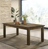 Coleman Rectangular 79-inch Dining Table Rustic Golden Brown - 107041