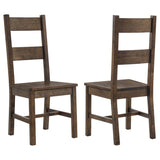 Coleman Dining Side Chair Rustic Golden Brown (Set of 2) - 107042