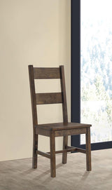 Coleman Dining Side Chair Rustic Golden Brown (Set of 2) - 107042
