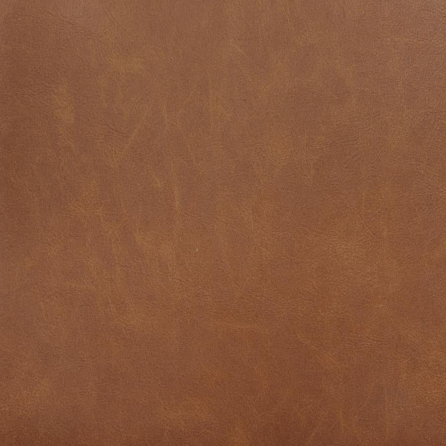 Tegan Faux Leather Upholstered Dining Side Chair Cognac (Set of 2) - 107072