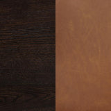 Tegan Faux Leather Upholstered Counter Height Chair Cognac (Set of 2) - 107079