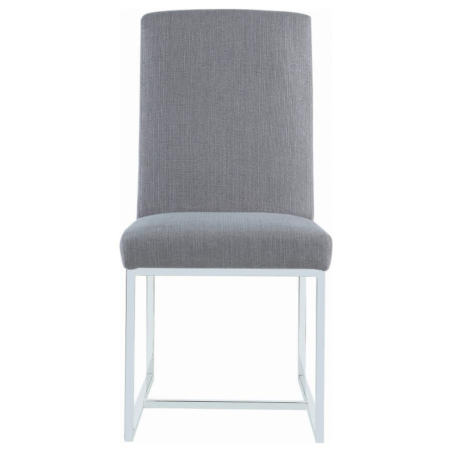 Mackinnon Upholstered Dining Side Chair Grey (Set of 2) - 107143