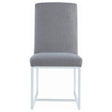 Mackinnon Upholstered Dining Side Chair Grey (Set of 2) - 107143