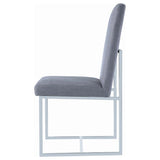 Mackinnon Upholstered Dining Side Chair Grey (Set of 2) - 107143