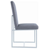 Mackinnon Upholstered Dining Side Chair Grey (Set of 2) - 107143