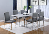 Mackinnon Upholstered Dining Side Chair Grey (Set of 2) - 107143