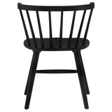 Jeffries Windsor Wood Dining Side Chair Black (Set of 2) - 107202BLK