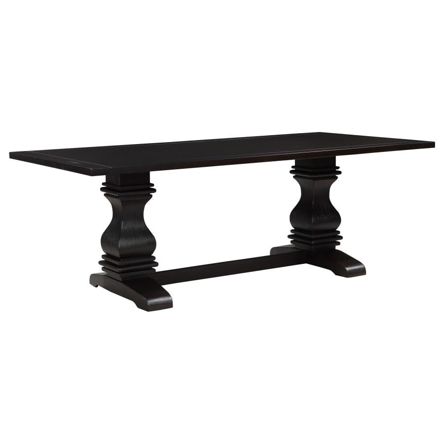 Parkins 7-piece Rectangular Dining Table Set Rustic Espresso - 107411-S7