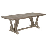 Cornelia Rectangular 82-inch Dining Table Coastal Grey - 107441
