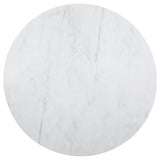 Ambrose Round 50-inch Marble Top Dining Table Brushed Gold - 107600