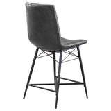 Aiken Upholstered Tufted Counter Chair Charcoal (Set of 2) - 107859