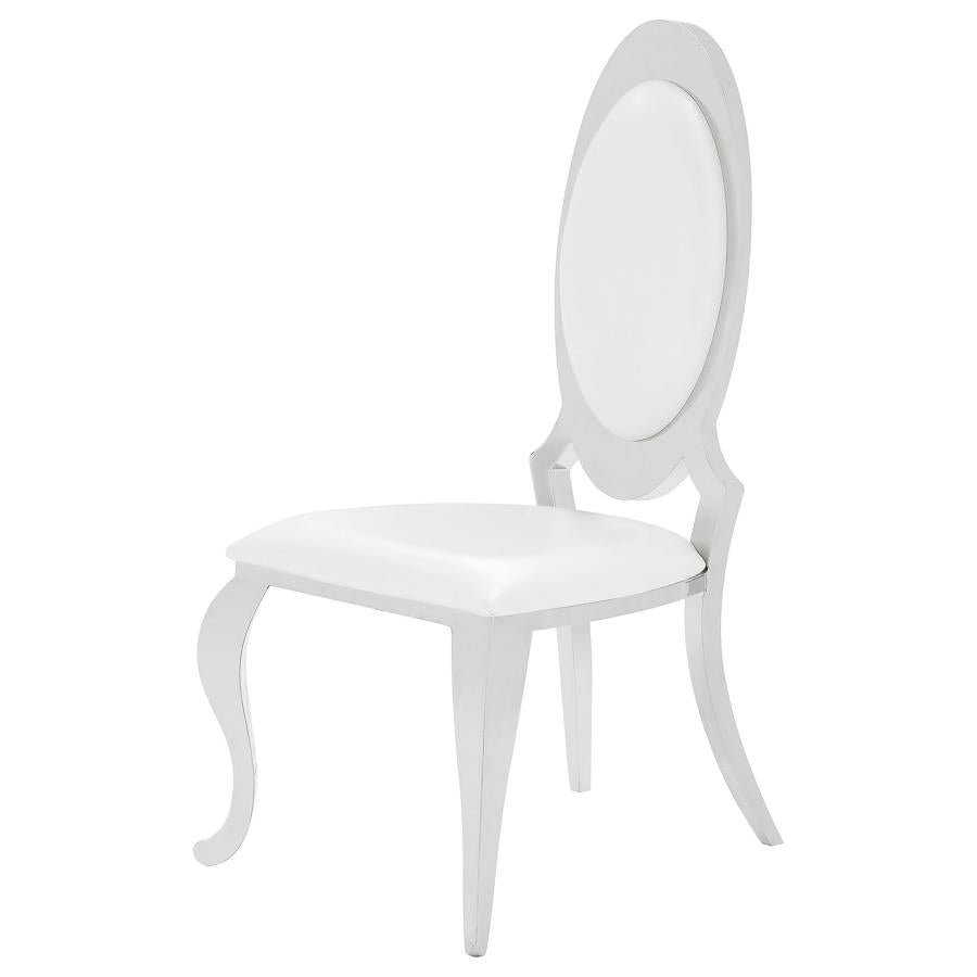 Anchorage Upholstered Dining Chair Cream White (Set of 2) - 107872N