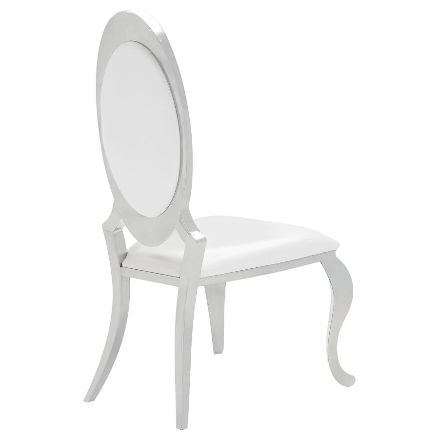 Anchorage Upholstered Dining Chair Cream White (Set of 2) - 107872N