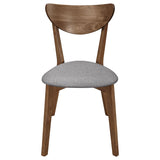 Alfredo 5-piece Butterfly Leaf Dining Set Natural Walnut - 108080-S5