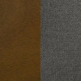 Alfredo Upholstered Dining Bench Grey and Natural Walnut - 108083