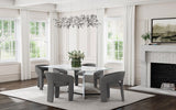 Emery 76-inch Rectangular Mirrored Dining Table Silver - 108091
