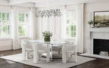Emery 76-inch Rectangular Mirrored Dining Table Silver - 108091