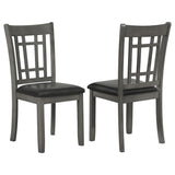 Lavon Wood Dining Side Chair Medium Grey (Set of 2) - 108212