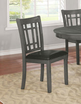Lavon Wood Dining Side Chair Medium Grey (Set of 2) - 108212