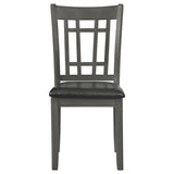 Lavon Wood Dining Side Chair Medium Grey (Set of 2) - 108212