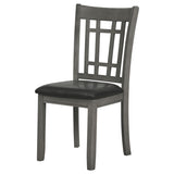 Lavon Wood Dining Side Chair Medium Grey (Set of 2) - 108212