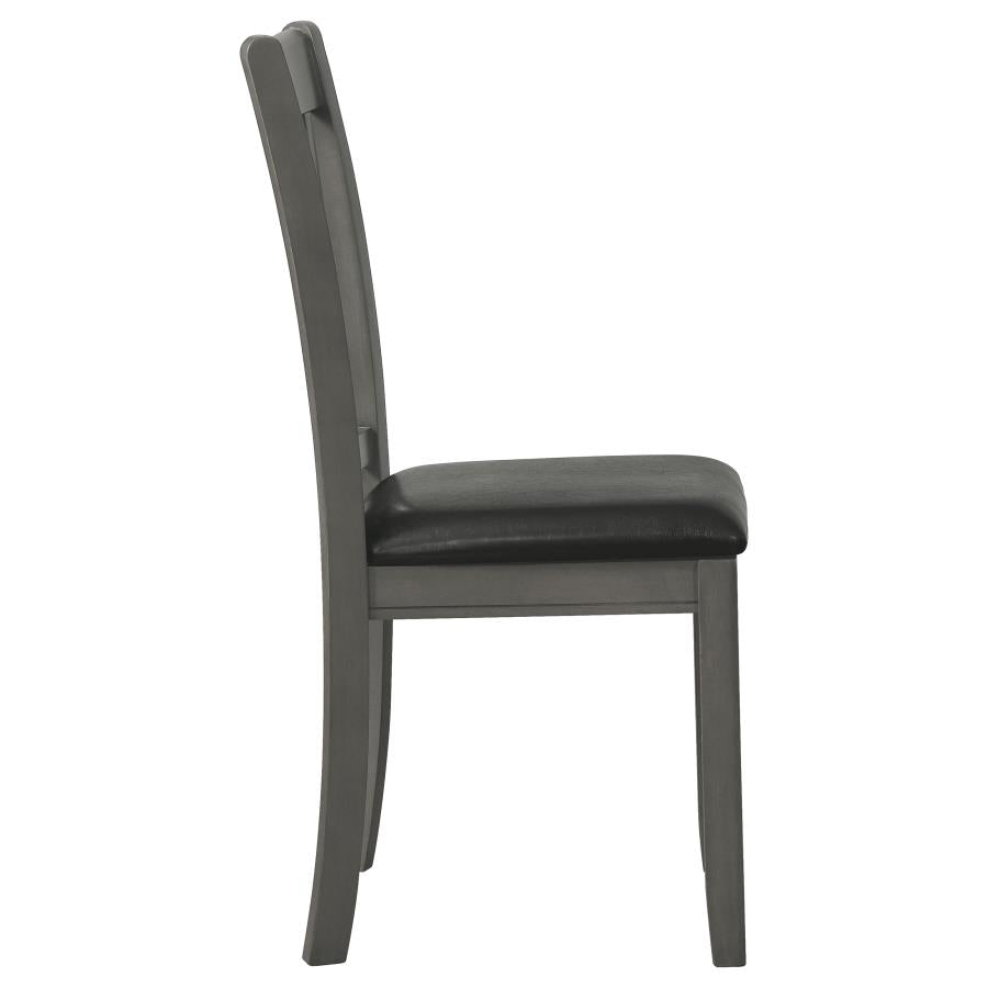 Lavon Wood Dining Side Chair Medium Grey (Set of 2) - 108212