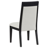 Brookmead 7-piece Extension Leaf Dining Table Set Black - 108231-S7A