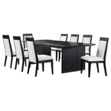 Brookmead 9-piece Extension Leaf Dining Table Set Black - 108231-S9A