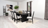 Brookmead 9-piece Extension Leaf Dining Table Set Black - 108231-S9