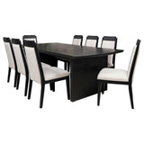 Brookmead 9-piece Extension Leaf Dining Table Set Black - 108231-S9