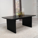 Brookmead 100-inch Extension Leaf Dining Table Black - 108231