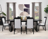 Brookmead 100-inch Extension Leaf Dining Table Black - 108231
