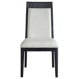 Brookmead Dining Side Chair Ivory and Black (Set of 2) - 108233