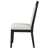 Brookmead Dining Side Chair Ivory and Black (Set of 2) - 108233