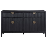 Brookmead 4-door Sideboard Buffet Storage Cabinet Black - 108235