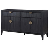 Brookmead 4-door Sideboard Buffet Storage Cabinet Black - 108235