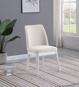 Carissa Upholstered Dining Side Chair Beige (Set of 2) - 108302