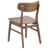 Dortch Dining Side Chair Walnut and Brown (Set of 2) - 108462