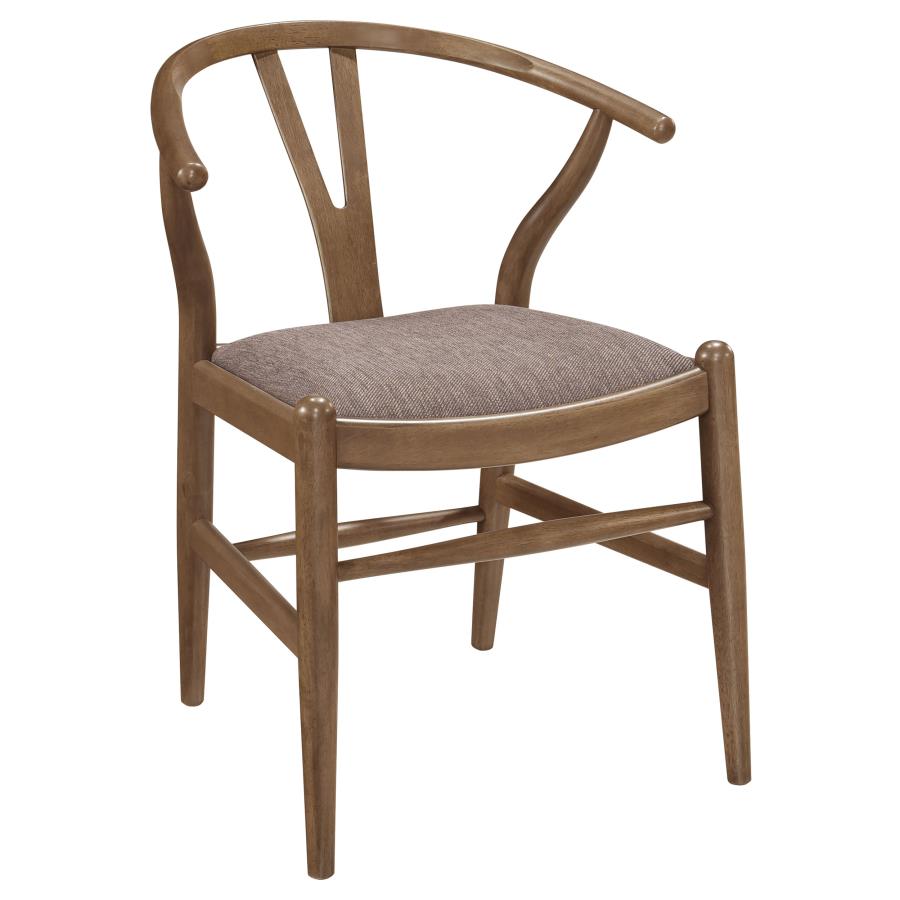 Dinah Wood Wishbone Dining Side Chair Walnut (Set of 2) - 108472