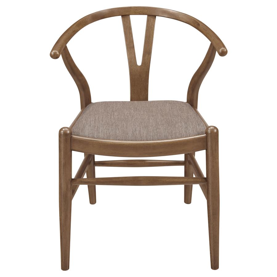 Dinah Wood Wishbone Dining Side Chair Walnut (Set of 2) - 108472